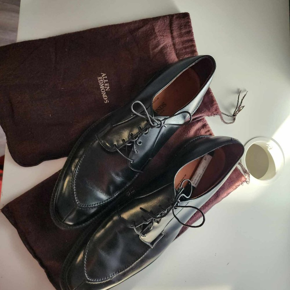 *Host Pick* Vintage Allen Edmonds Oxford Dress Shoes 11.5 B (Narrow) - Picture 9 of 9